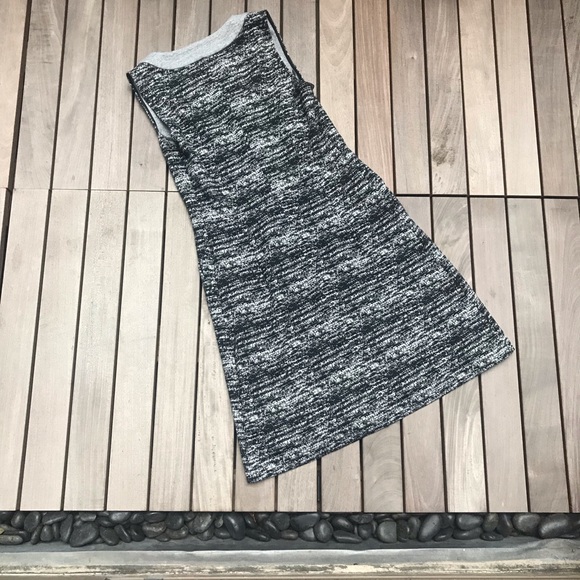 Lili Global Apparel | Black And Grey Deep V Dress - Picture 3 of 7